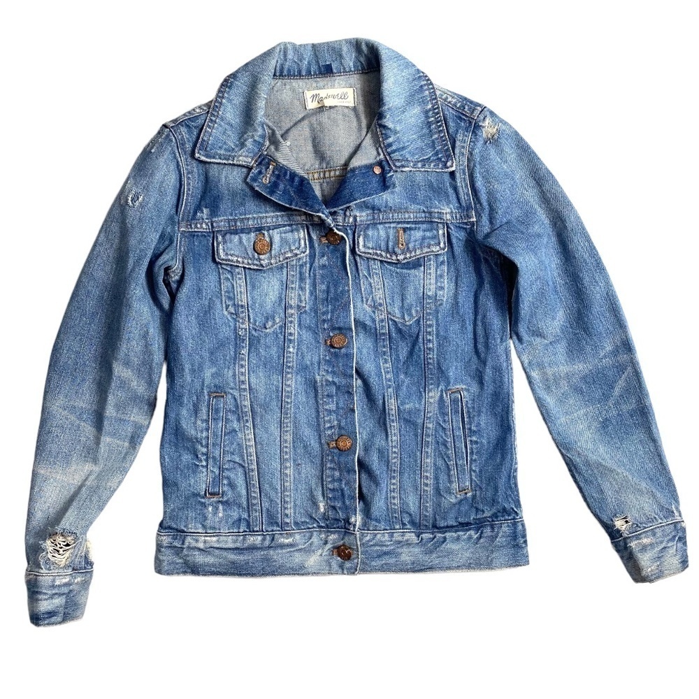 Madewell The Jean Jacket In Ellery Wash SZ XS